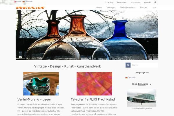 Pinnacle theme site design template sample
