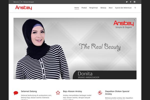 Dante theme site design template sample