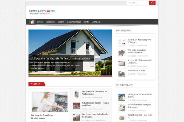 Effectivenews theme site design template sample