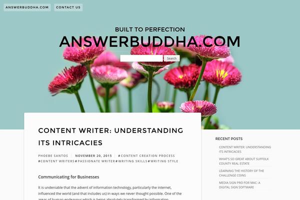 Billie theme site design template sample