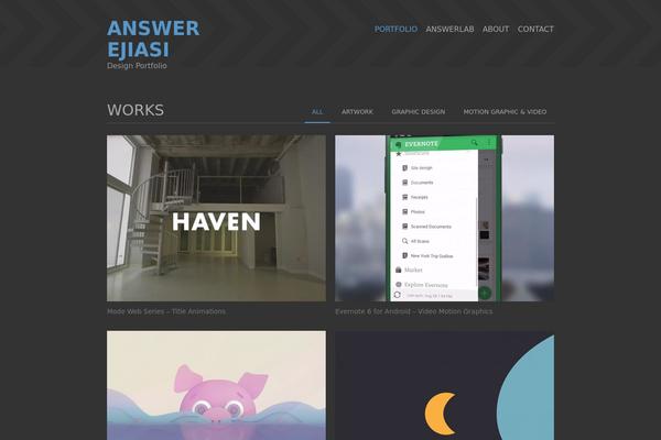 Workality Lite theme site design template sample