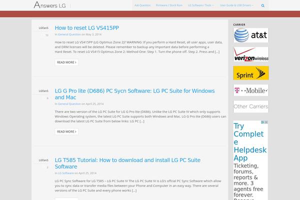 DMS theme site design template sample