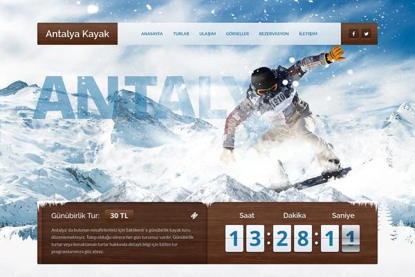 antalyakayak.com site used Snow