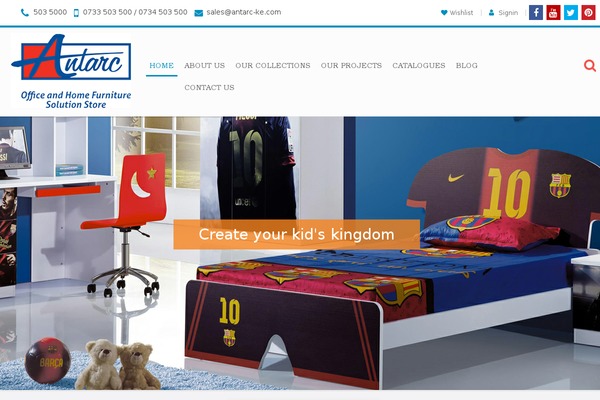 Bliss theme site design template sample
