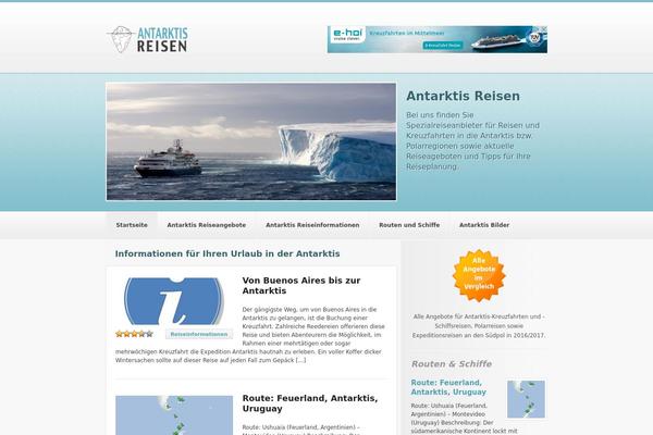 City Guide theme site design template sample