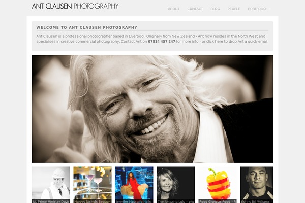 Modularity theme site design template sample