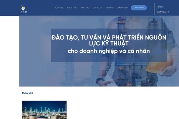 Rise theme site design template sample