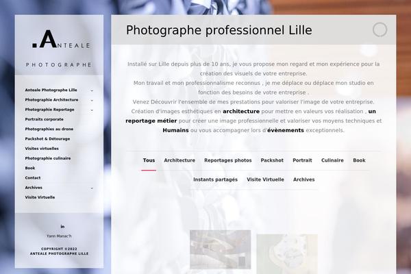 Kreativa theme site design template sample