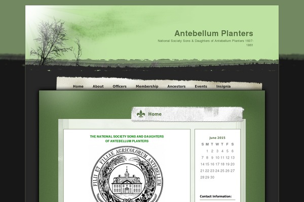 antebellumplanters.com site used Burning Bush