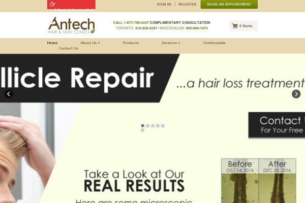 Site using Really Simple Share plugin