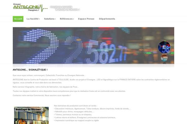 The7 theme site design template sample