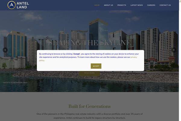 Bridge Child theme site design template sample