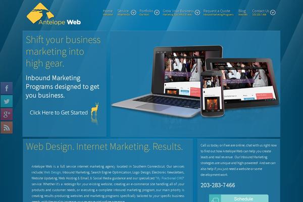 Metropolis theme site design template sample