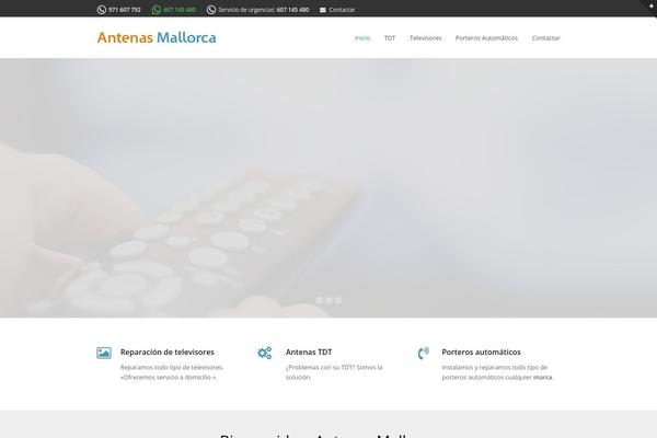 Total theme site design template sample