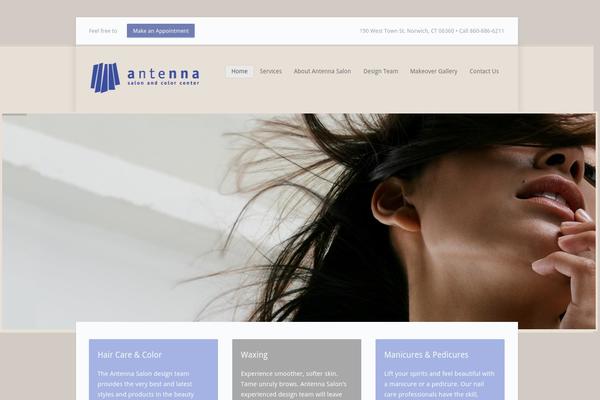 Beautypress theme site design template sample