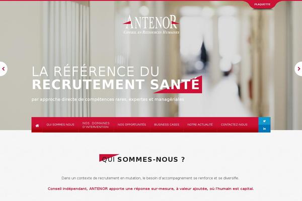 antenor.fr site used Frontend