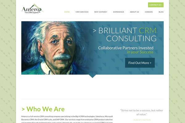 Aperio theme site design template sample