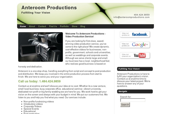 Smallbiz theme site design template sample
