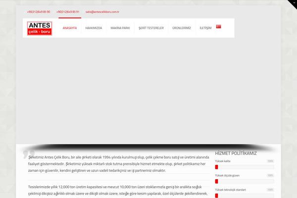 antescelikboru.com.tr site used Antescelik
