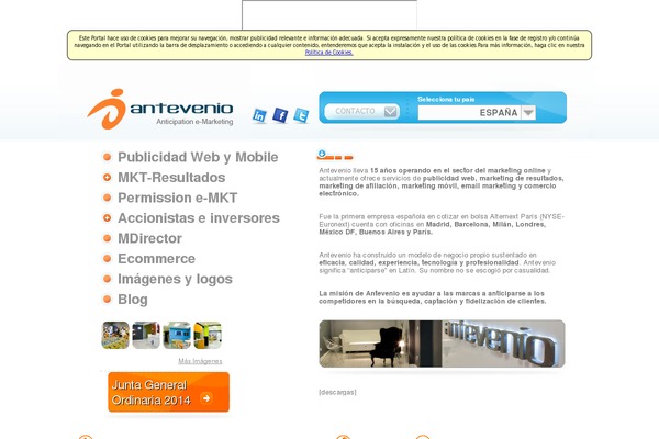 Impreza Child theme site design template sample