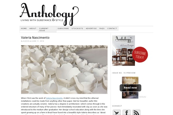 anthologymag.com site used Maggie-lite