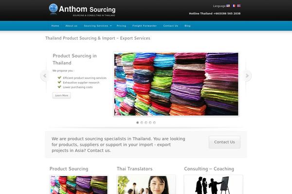 Stealth theme site design template sample