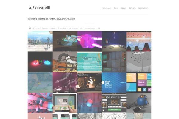 Proton theme site design template sample