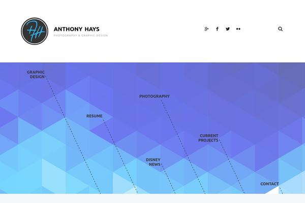 Personal theme site design template sample