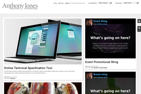 Foliogrid Pro theme site design template sample