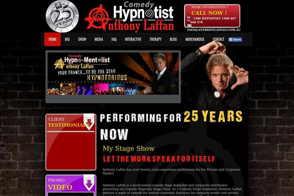 Hypnotist theme site design template sample