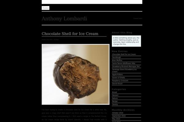 Blass2 theme site design template sample