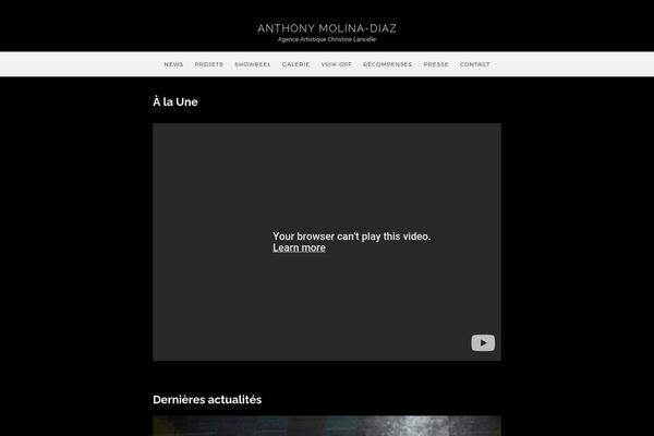 anthonymolinadiaz.com site used Photographer-wp-child