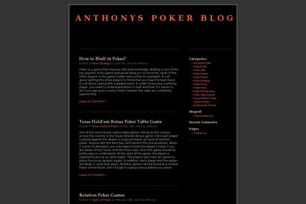 Black-LetterHead theme site design template sample