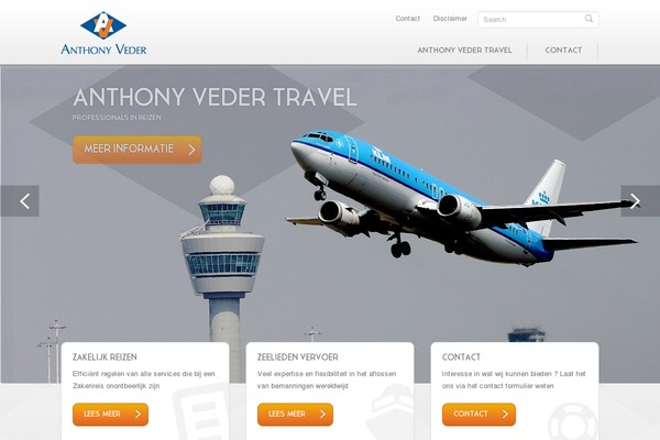 anthonyvedertravel.nl site used Anthonyveder
