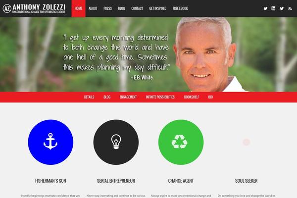 Infographer theme site design template sample