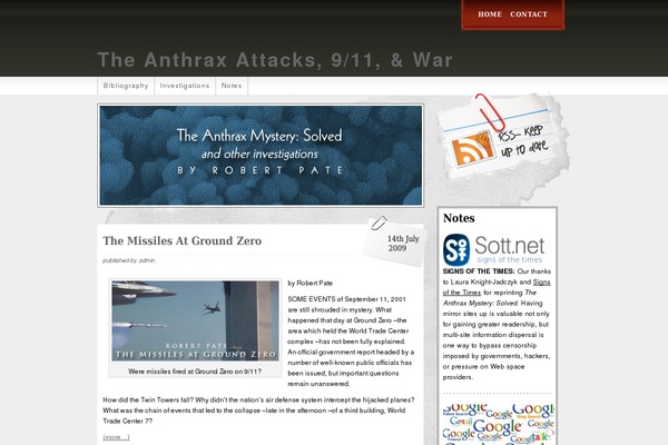 Fresh Editorial theme site design template sample