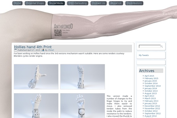 Site using Widgetize Pages Light plugin
