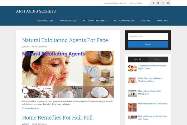 Magazine Basic theme site design template sample