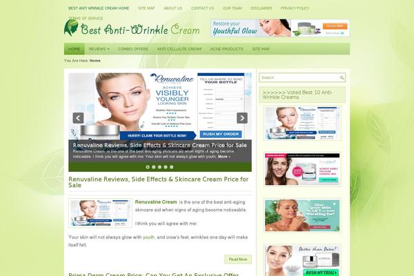 Beautifulskin theme site design template sample