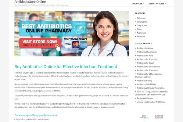 Savia theme site design template sample