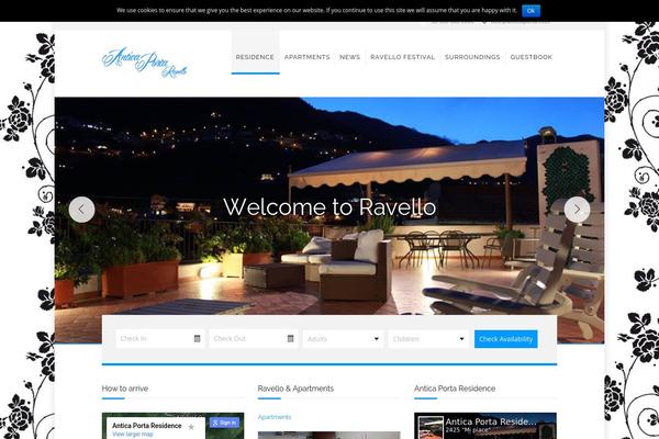 Soho Hotel theme site design template sample