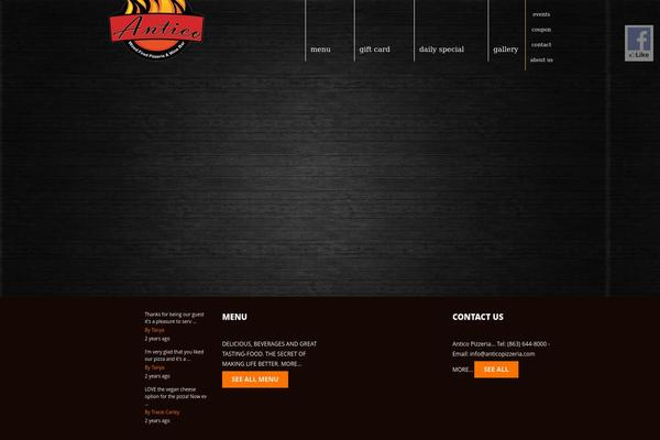 Verona theme site design template sample