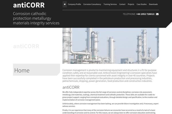 Site using TablePress plugin
