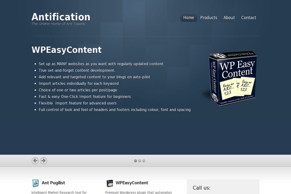 Inspire theme site design template sample