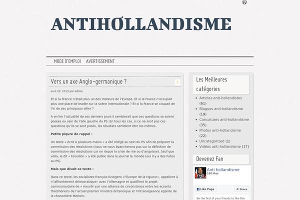 antihollandisme.fr site used Grisaille