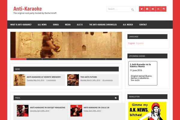Dynamic News Lite theme site design template sample