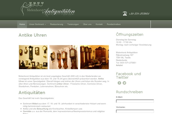 Modernize theme site design template sample