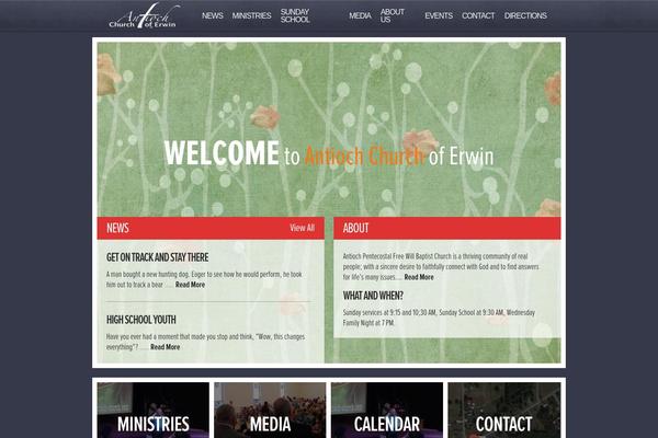 Churchope theme site design template sample