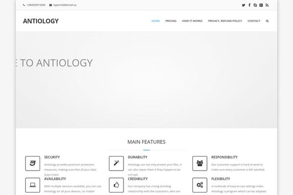 Richer theme site design template sample