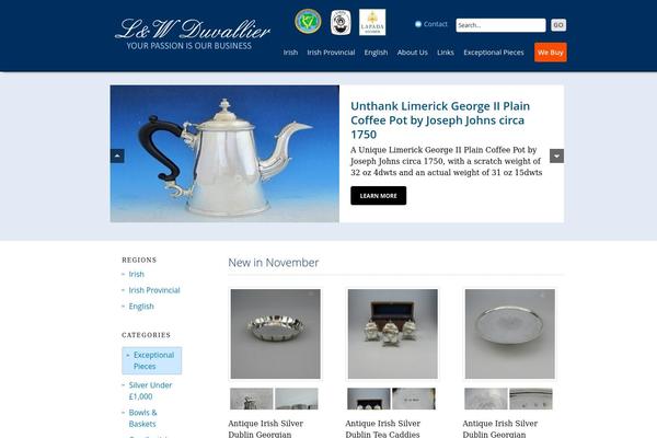 The Retailer theme site design template sample